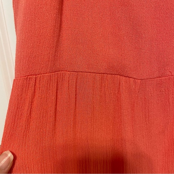 Tiered peach Midi tank dress - Picture 3 of 8